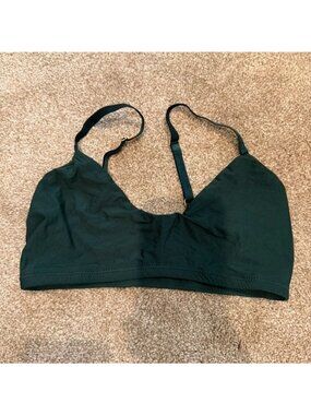 Commando Butter Soft Green Bralette Size Small